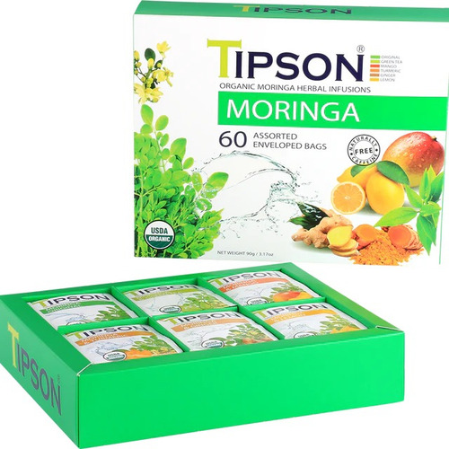 Infusión Tipson Moringa Surtida 60 Unid. Agronewen.