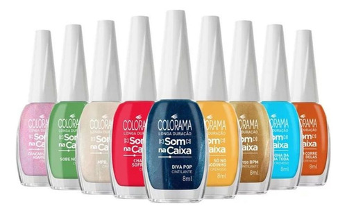 Kit Esmalte Colorama Som Na Caixa C/9