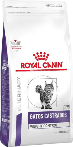 Royal Canin Gatos Castrados Weight Control  X 3kg Vet Juncal