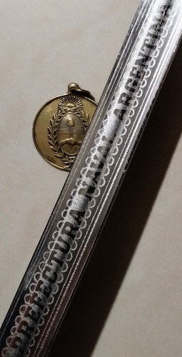 Antiguo Sable Jorfra Oficial Prefectura Naval Arg. Bayoneta. (Usado)