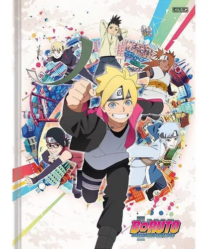 Caderno Naruto Desenho Animes Mangás Brochura 2 Unidades