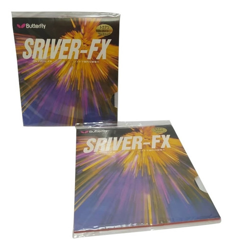 Imagen 1 de 1 de Goma Para Raqueta Tenis De Mesa Butterfly Sriver-fx Negra