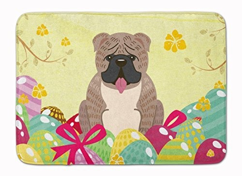 Caroline's Treasures Bb6126rug Huevos De Pascua Bulldog Ingl