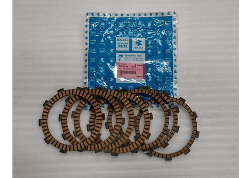 Imagen 3 de 5 de Kit De Discos De Friccion Bajaj Original Para Dominar 400