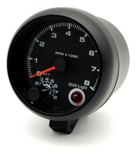 R Instrumento Automotivo Preto De 3,75 Rpm Car 0-8000