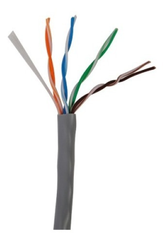 Cable De Red Utp Cat5 70% Cobre Gris. Red-ca7 (7mts)   