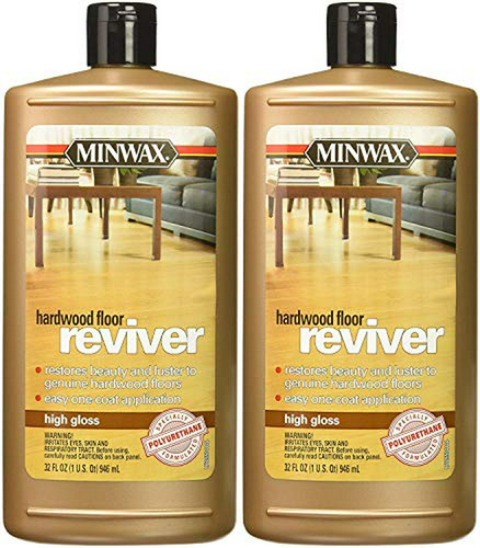 Renovador De Pisos De Madera Minwax, 32 Oz, Alto Brillo (paq