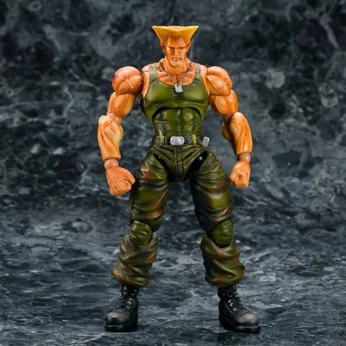  Square-Enix Street Fighter IV Guile Play Arts Kai