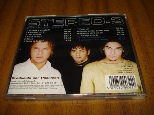 Cd Stereo 3 / Partir De Cero (nuevo)