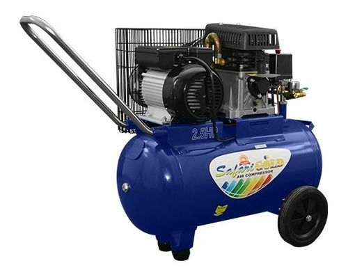 Compresora De Aire 50l Azul 220v 2.75 Hp Za55-50l Bl