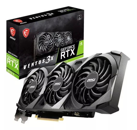 Placa Video Msi Geforce Rtx 3070 Ti Ventus 3x Oc 8gb Cuotas