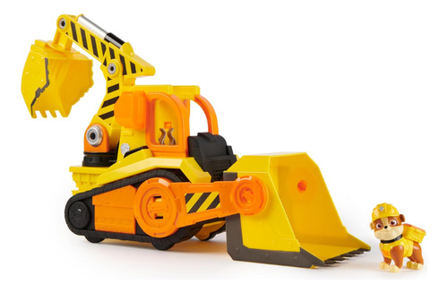 Play Set Paw Patrol Rubble Excavadora De Lujo Luces Sonido