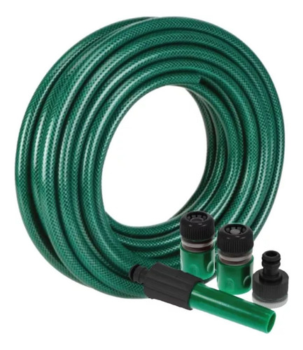 Manguera Resistente 10 Metros 1/2 Con Accesorios De Riego