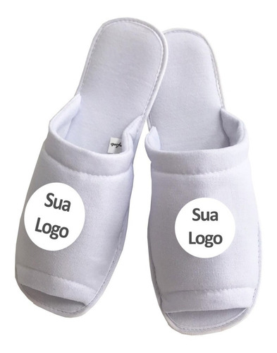 50 Un Pantufa Chinelo Quarto Hotel Personalizada Revenda