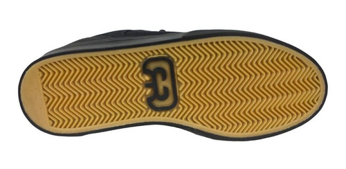 Imagem 6 de 8 de Tênis Hocks Montreal Skate Preto Dourado/black Gold Original
