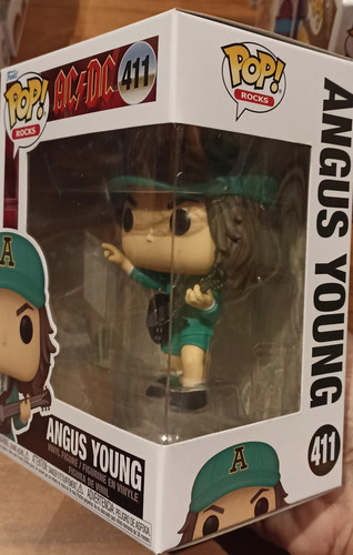 Funko Pop! Rocks Ac Dc #411: Angus Young Traje Verde (Usado)