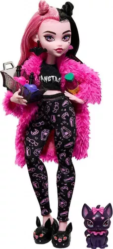 Boneca Draculaura Festa do Pijama, Monster High, Brinquedo Mattel Usado  88344230