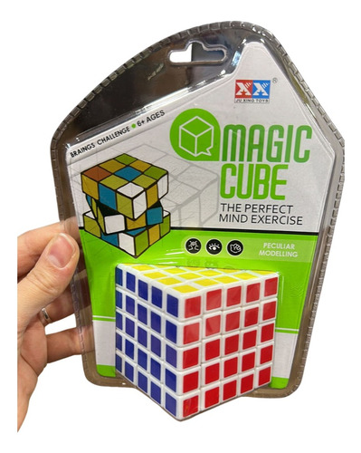 Cubo Magico Rubik 5x5x5 En Blister 5x5 Fondo Blanco