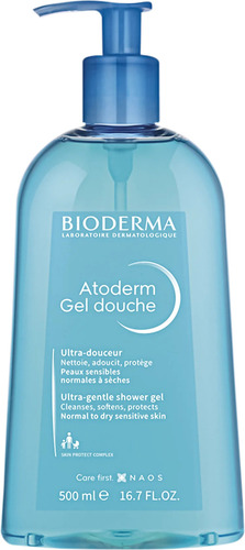 Bioderma atoderm gel de banho ultra suave frasco 500ml