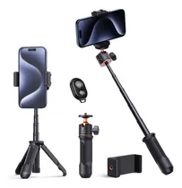 Comprar 2 Em 1 Tripé + Pau De Selfie Profissional Pu002F Câmera Celular
