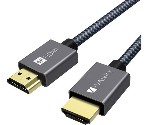 Cable Hdmi Ivanky 4k De 3,3 Pies, Velocidad 18 Gbps, Cable H