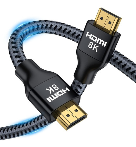 Cable Hdmi 2.1 8k Alta Velocidad 3 Metros Ultra Hd 48 Gbps
