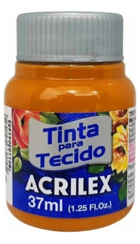 Tinta Tecido Fosca 37ml Siena Natural / Fumê Acrilex