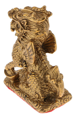 Estatua Animal De Cobre Amarillo China De Fengshui De La De