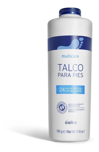 Talco Para Pies Multicare Ésika 500grs + Catálogos Digitales