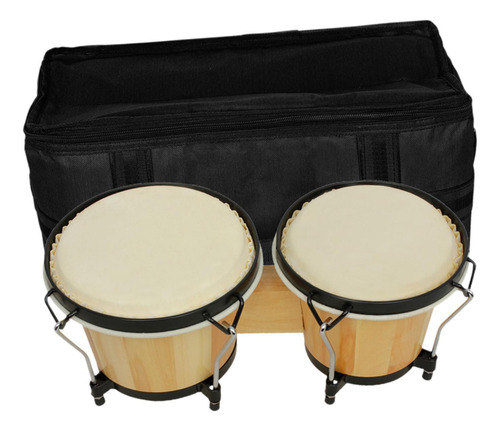 Madera Bongo Drum Congas Druming Ayuda Ayuda Para Tocar