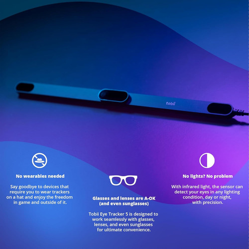Kit Tobii Tracker Eye 5 Jogo Ou Comunicação Assistiva