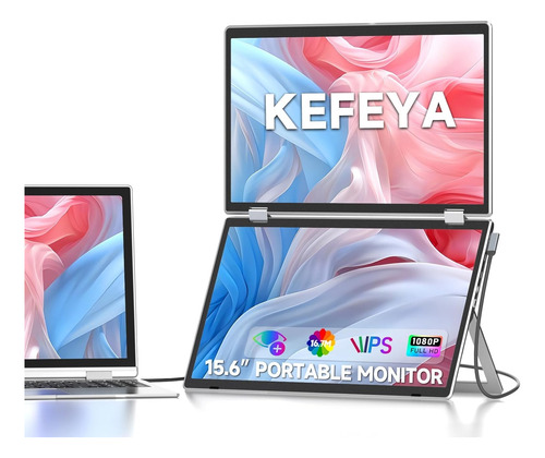 Extensor De Monitor Para Portátil Con Triple Pantalla De 15,