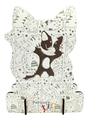 Imagen 2 de 3 de Maneki Neko Diy Robot Para Armar Y Decorar - Parque Tic