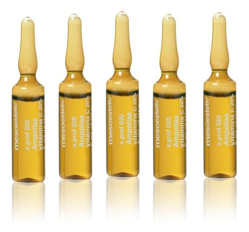 Mesoestetic Vitamina C 20% 10 Ampolletas 5ml C/u