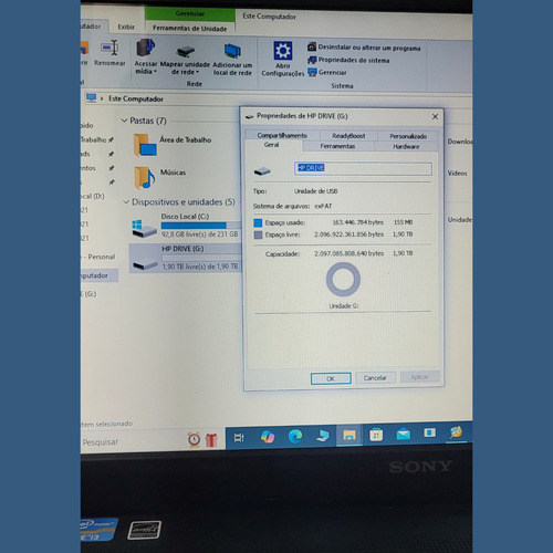 Pendrive 2tb Hp Usb-c 3.0 Compatível Celular Android