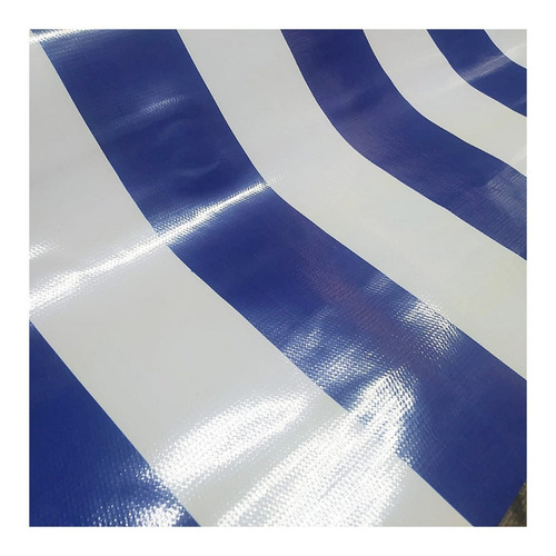 Lona Rayada Varios Colores 1.40mx6.00m Charolona Resistente