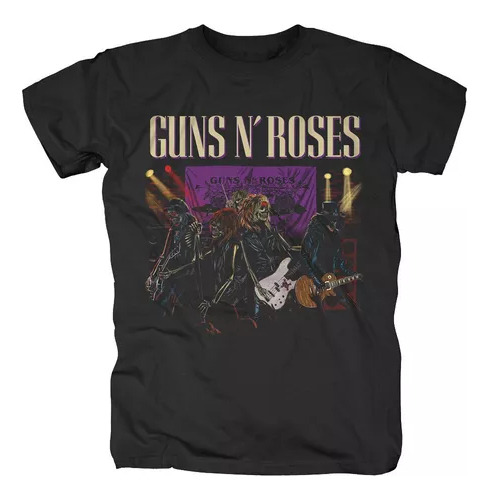 Remera Banda Rock Tendencia Guns N' Roses Unisex