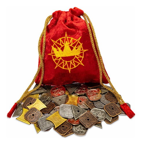 Kings Coffers: Monedas Y Bolsa De Rol Compatibles Con 5e - .