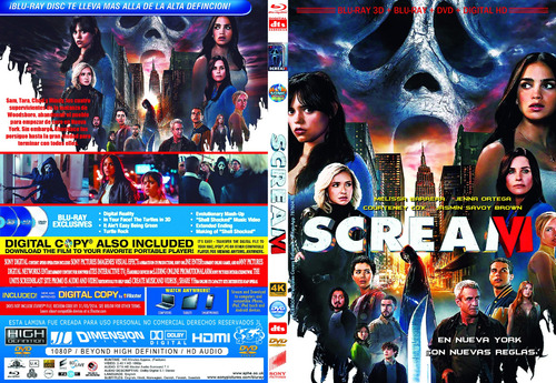 Saga Scream (1996 - 2023) 6 Dvd