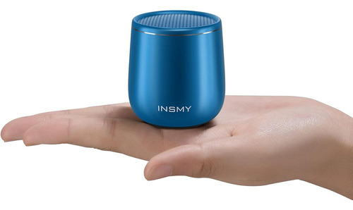 Insmy Altavoz Bluetooth Pequeño, Mini Altavoz Inalámbrico Color Azul 110v