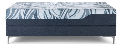 Rosen Cama Seaqual King 180 X 200 Cm Color Azul