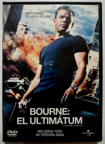 El Ultimatum Bourne Matt Damon Dvd Original