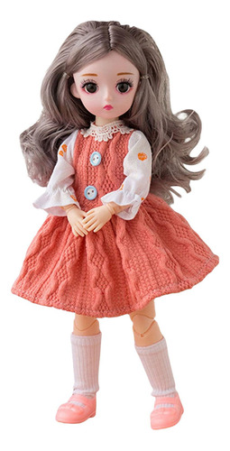 1/6 Bjd Doll 3d Animation Eyes Toys Diy Dolls Dress Up 12