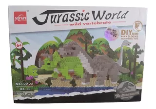 Juego Mesa Rompecabezas Construcción 3d Jurassic 665pcs