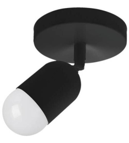 Luminária aplique led de teto Avant Elegance 200 cor preto-fosco 100V/240V