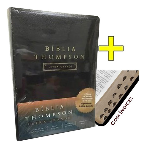 Bíblia De Estudo Thompson Grande C/ Indice - Preta