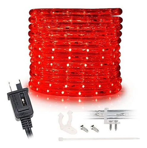 Wyzworks 50 Pies Thick Red Pre-assembled Led Luces De Hlzau