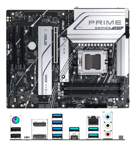 Placa Madre Asus Prime X670-p Wifi, Chipset Am5 Ddr5 Amd 