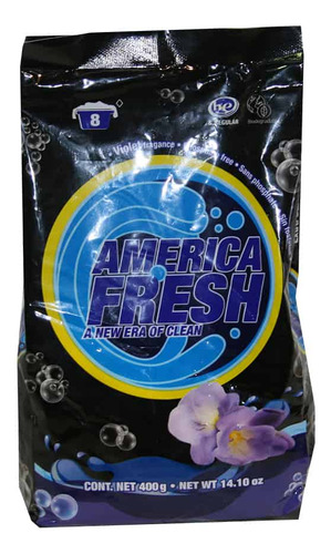 Detergente America Fresh P/colores Oscuros; 400g