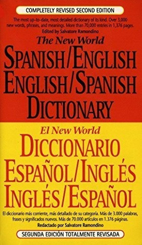 The New World Spanish/english, English/spanish..., De Ramondino, Salvatore. Editorial Berkley En Inglés